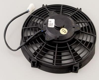 Fluidyne ultra thin line electric fan 679 cfm puller 9" dia single fhp34109