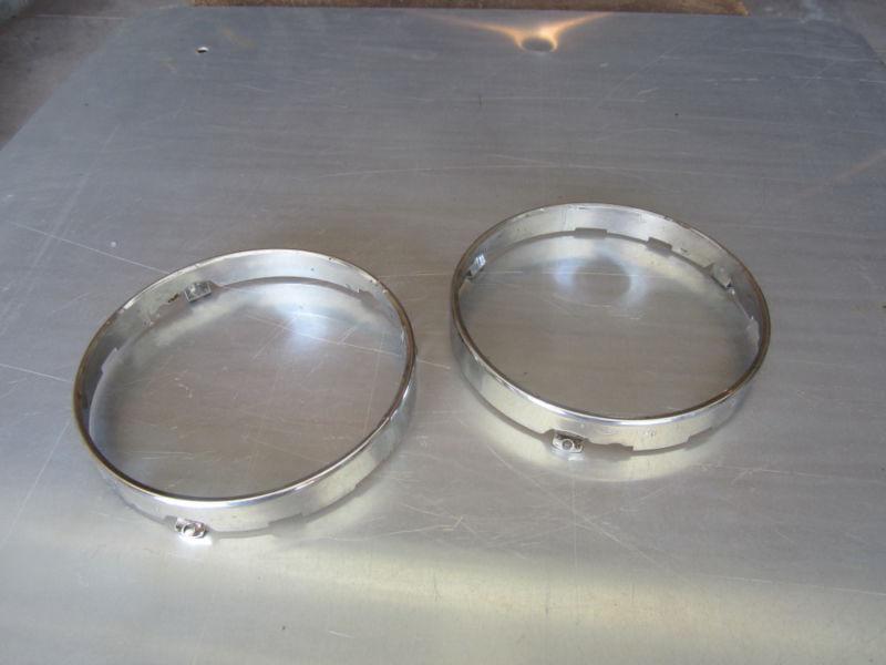 Porsche 914 headlight ring chrome (set of 2)