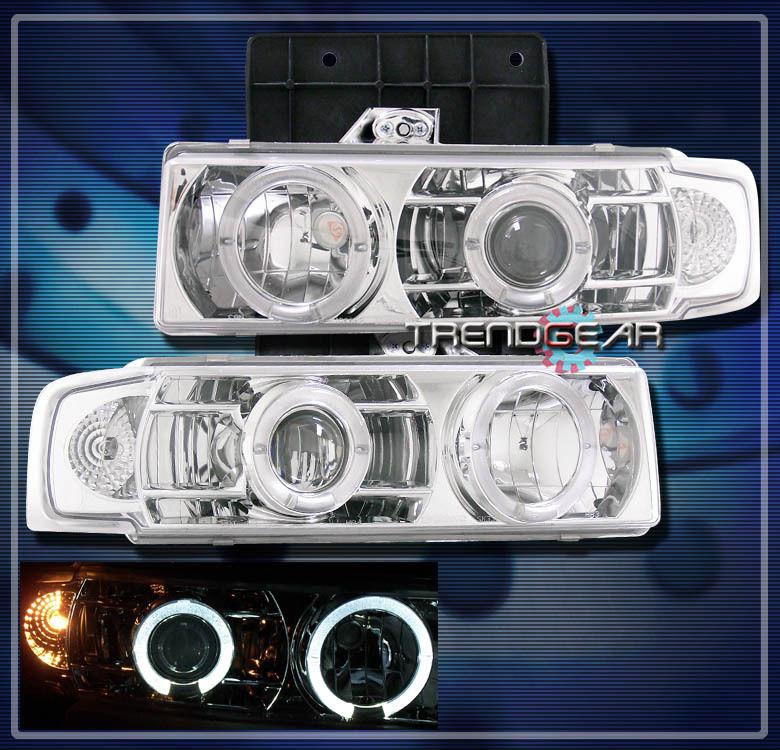 95-04 chevy astro van/gmc safari halo projector headlight lamp 96 97 98 99 cargo