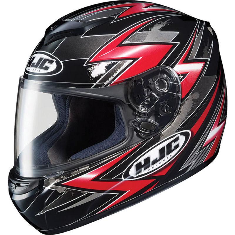 Hjc cs-r2 2xl thunder mc-1 red full face dot motorcycle csr2 helmet new 2x xxl