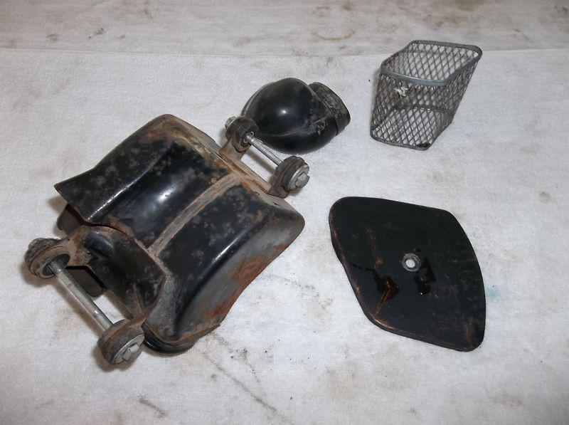 1972 yamaha dt175 enduro 175 ct1 original used airbox filter cage boot joint 