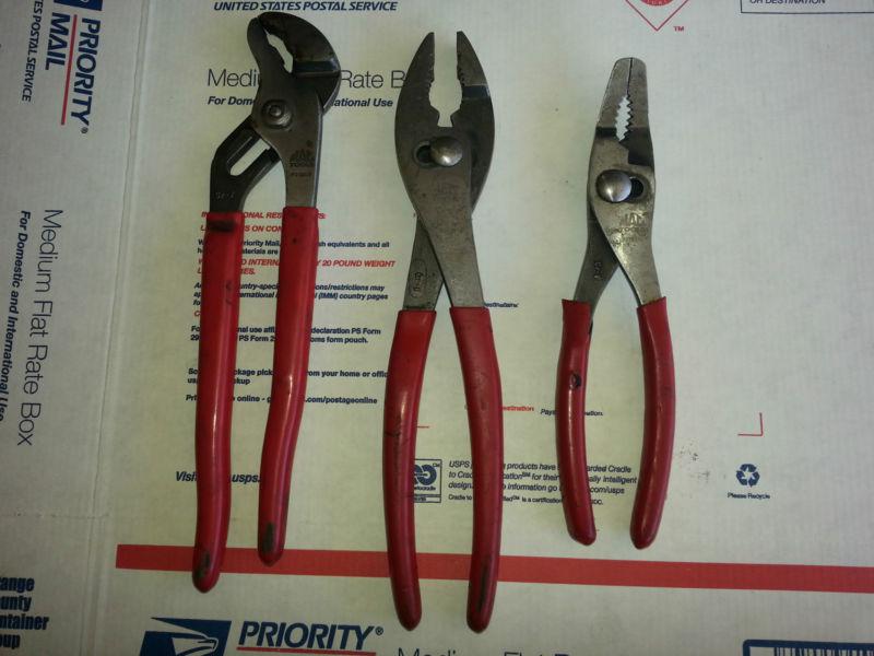 Mac 3 piece pliers set