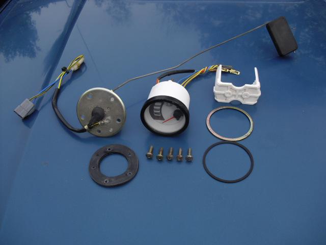 Nice rotax ultralight/hovercraft/airboat/etc electric fuel gauge set-up & sender