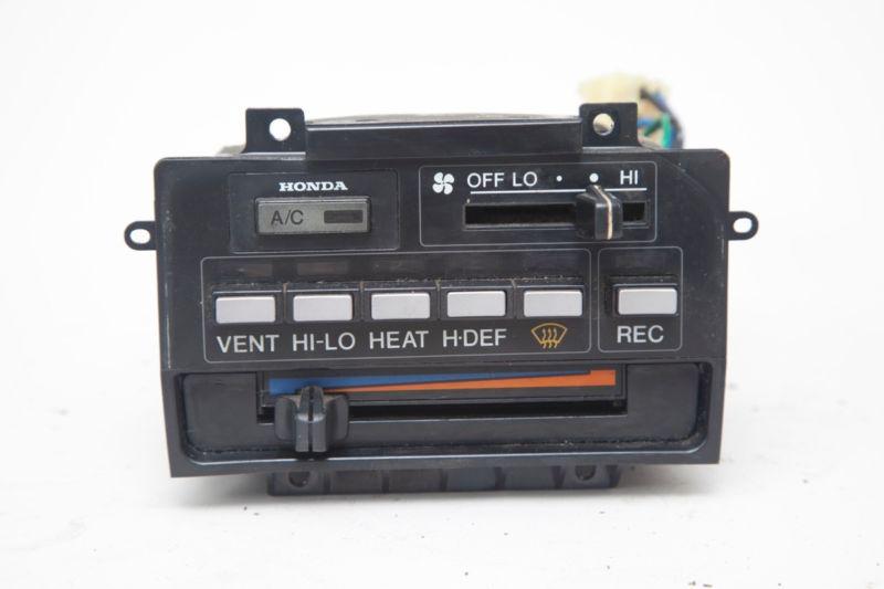 Climate control, heater, ac 84, 85, 86, 87  - honda civic crx 86 dx, d15a2 