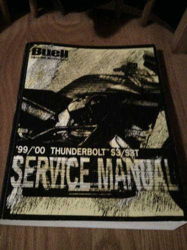 Buell 99 / 00 thunderbolt s3 / s3t service manual  parts catalog