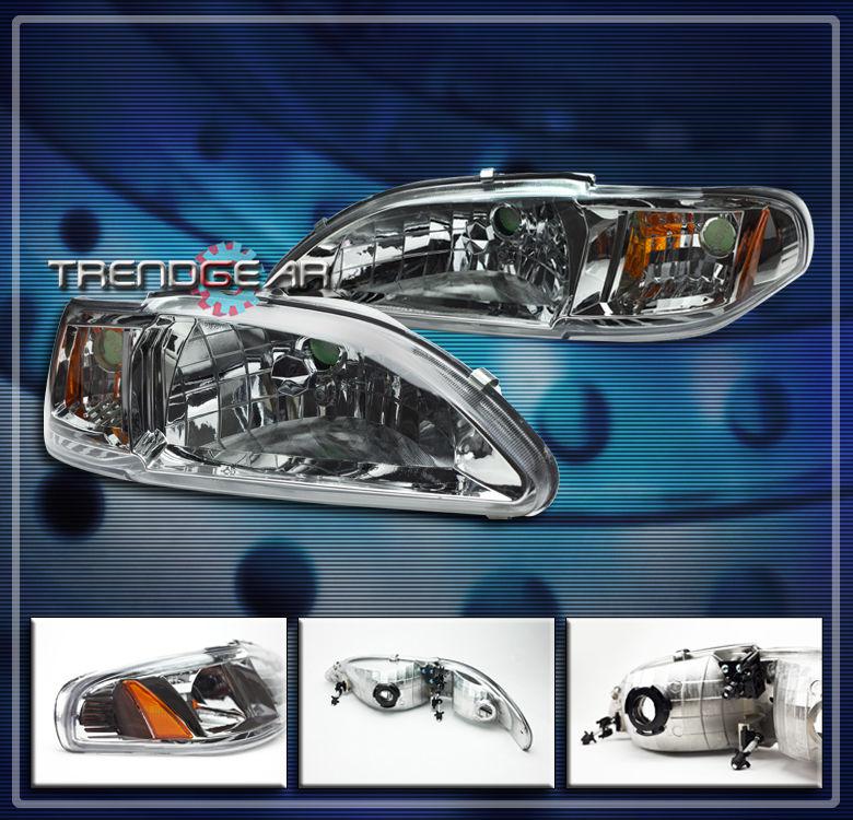 94 95 96 97 98 ford mustang 2in1 head light+corner lamp