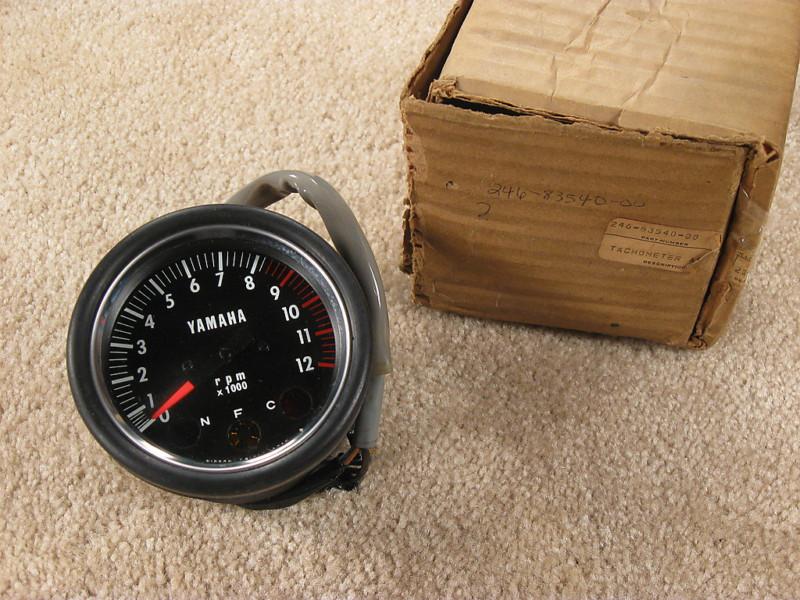 Nos yamaha ds6 ds 6 show quality tachometer tach assembly