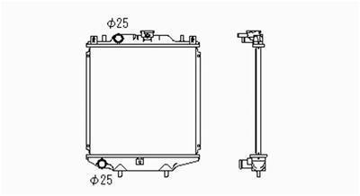 Sherman 99788 radiator volkswagen golf