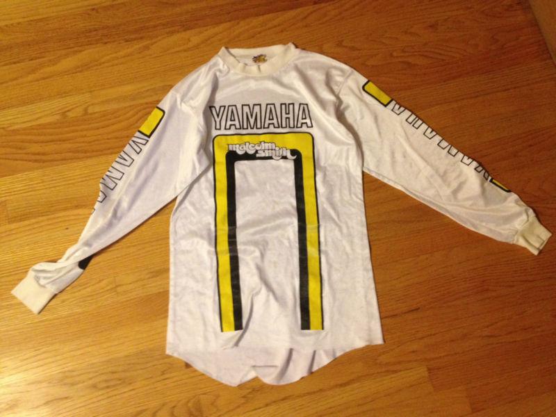 Vintage malcom smith yamaha motocross mx jersey extra large ahrma retro roberts 