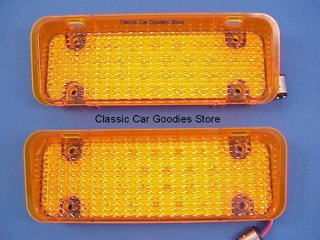 1971-1972 chevy truck led park lights (2) with free led flasher blazer