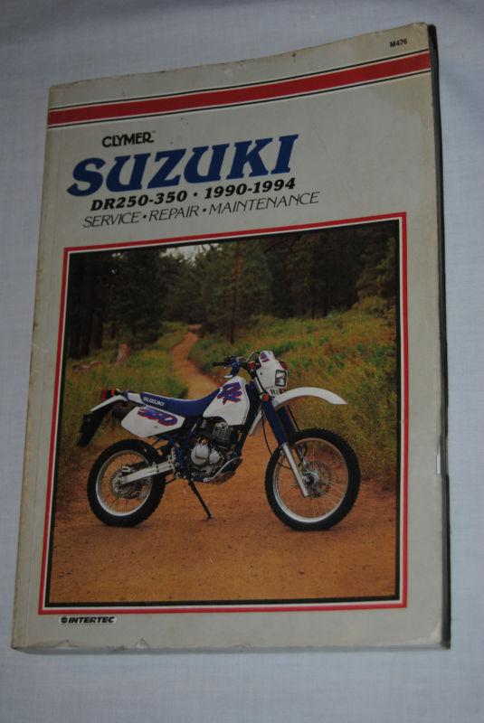 1990-1993 suzuki dr250-350 repair manual clymer 