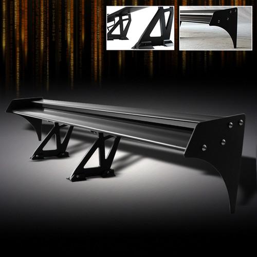 Type 3 spec 52" jdm black aluminum light weight rear trunk gt wing spoiler kit