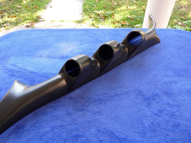 F150 gauge pod pillar, 1997-2001  2 1/16" openings x 3 ready for paint