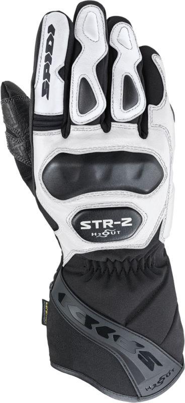 Spidi sport s.r.l. str-2 h2out leather gloves black/white large c36-011-l