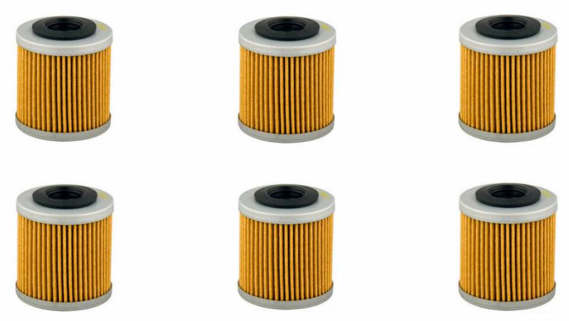 (6) new hiflofiltro hf563 hiflo oil fliters aprilia rxv/sxv 450/550 & husqvarna