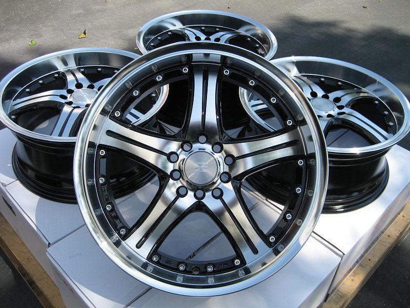 18" effect wheels rims 5 lugs nissan juke lancer gts eclipse mx-5 miata lexus