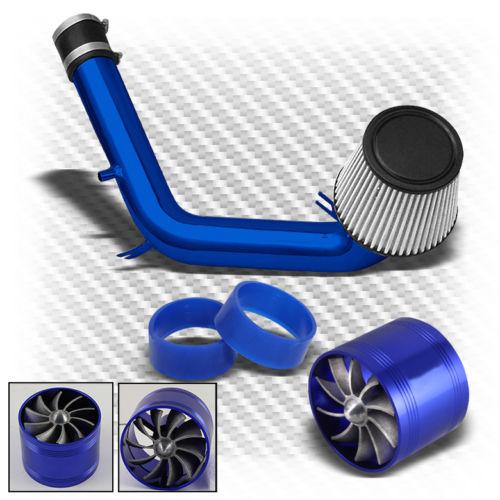 99-05 jetta 4cyl, 99-06 golf 2.0l tornado cold air intake induction system blue