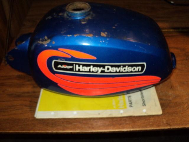 1972 harley  aermacchi    shortster  m-65cc  gas tank  amf