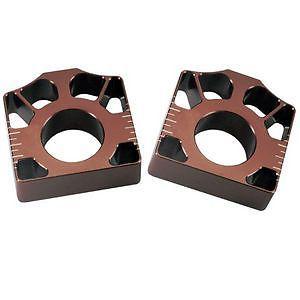 Pro circuit axle blocks ano brown for yamaha wr yz 450f 10