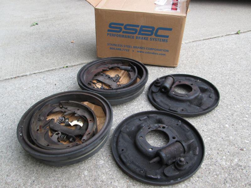 1965 oem mustang og ca mustang rear brakes kit complete- further price reduction