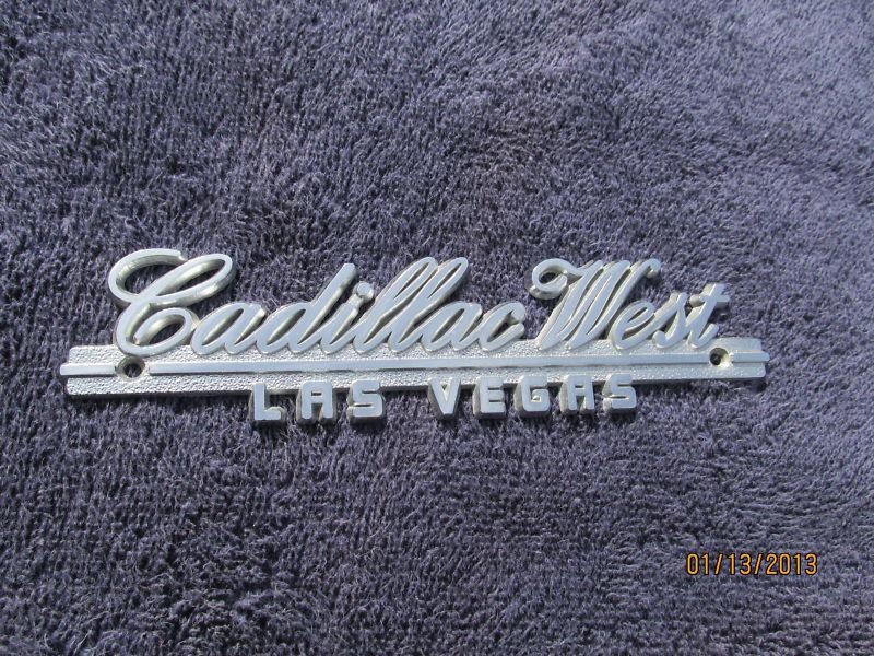 1958 1959 1960 1961 1962 1963 1964 1965 1966 67 cadillac dealer emblem las vegas