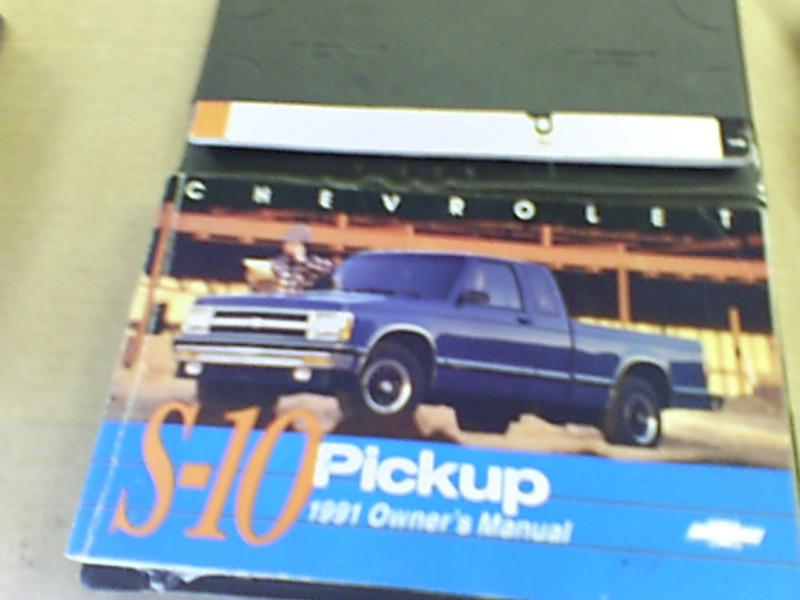 1991 chevrolet s-10 owners manual