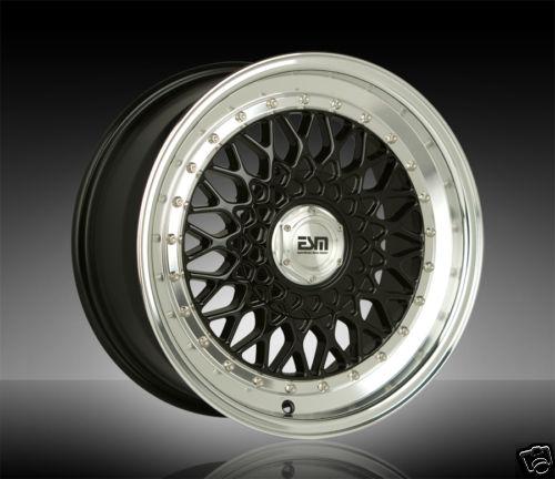 16x7.5 16x9 16" rs style wheels 5x120 esm 002 bmw e30 (m3) 525i 735i 740i