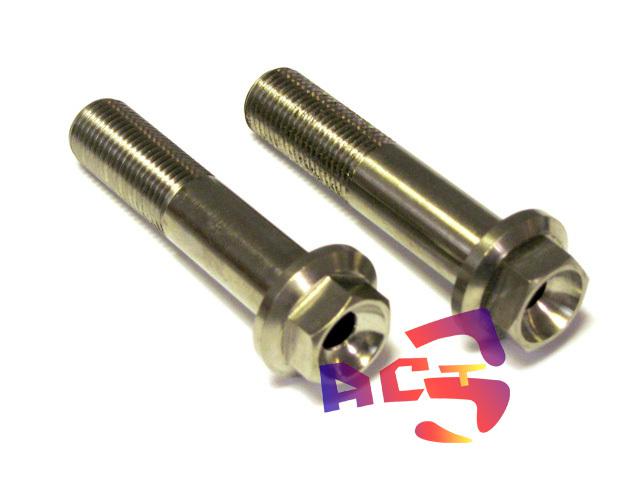 M12x55mm 2pcs ti ducati 748 916 998 996 hub pinch hollow titanium bolt