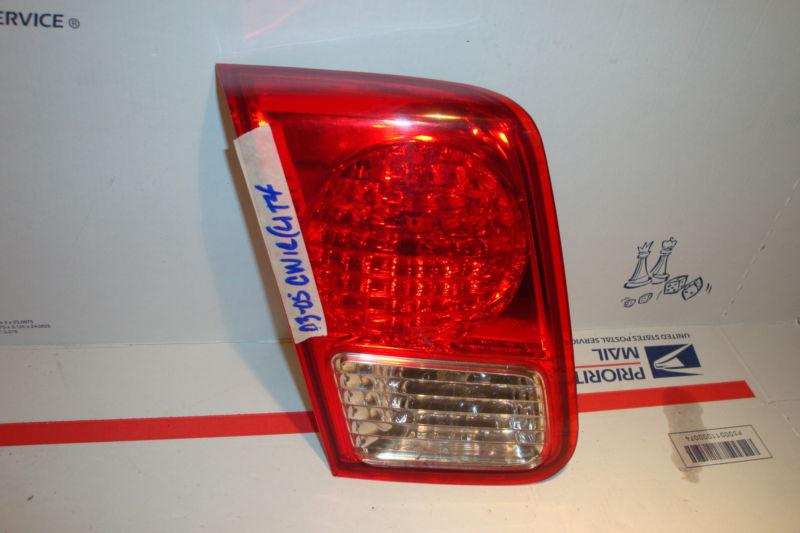 Factory*oem * 03 04 05 honda civic 4dr left inner trunklid tail light lamp