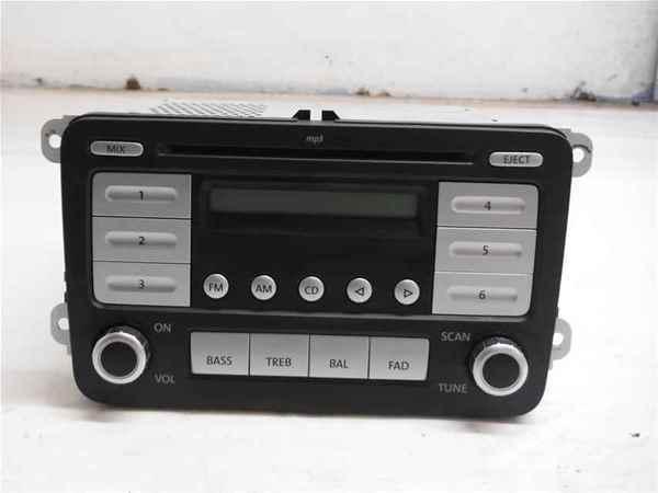 Rabbit jetta eos oem single disc cd mp3 player radio