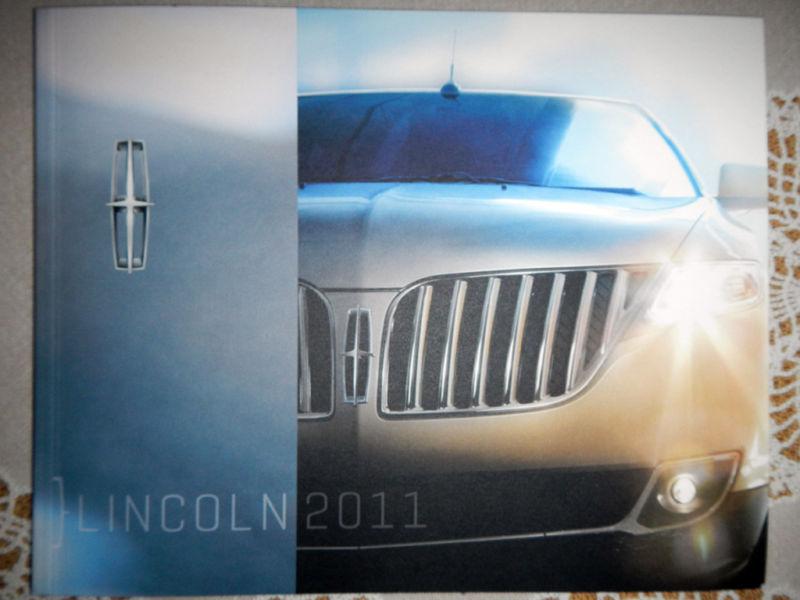 2011 lincoln brochure ft mkx, mkz hybrid, mkz, mks, mkt, navigator+l