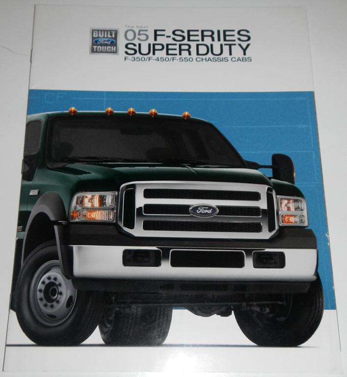 2005 ford f-series super duty f350 f450 f550 chassis cabs brochure