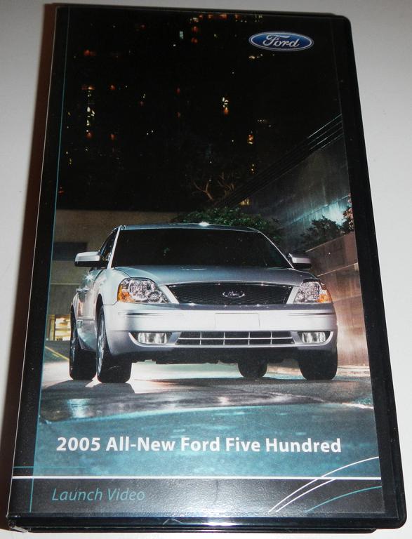 2005 all-new ford five hundred launch vhs