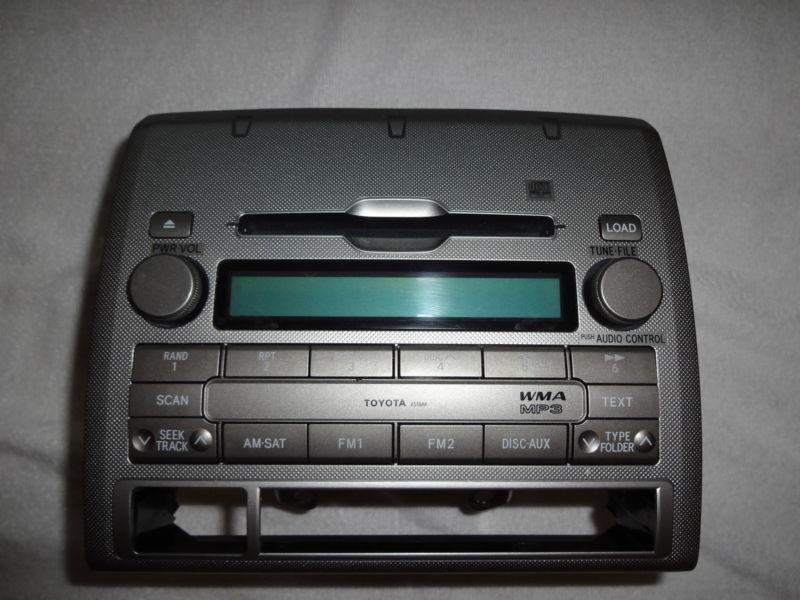 2005 - 2012 toyota tacoma radio stereo 6 disc changer mp3 cd player sat oem