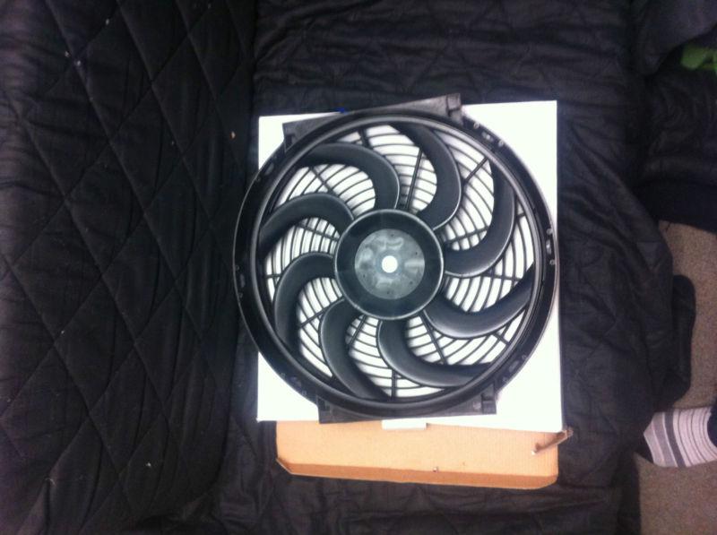 Universal radiator fan (brand new never used)