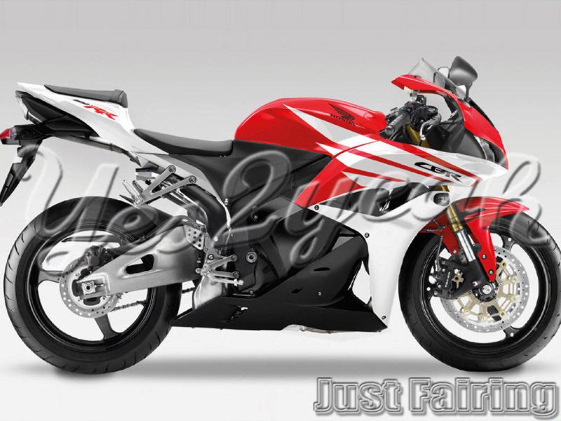 Injection molded fit cbr600rr 2009 2010 2011 2012 red white black fairing 69n12