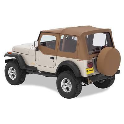 Bestop 51121-37 soft top replace-a-top polymer cloth spice jeep wrangler each