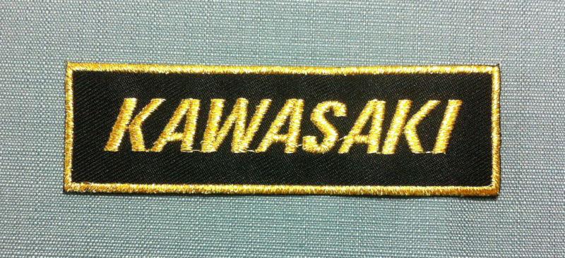 Kawasaki embroidered patch iron on badge motorcycle logo moto biker racing race