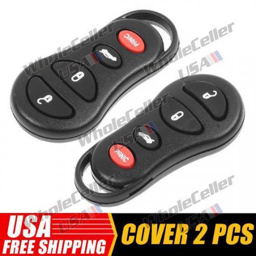 2 new fob replace keyless 4 buttons for 01-06 chrysler sebring gq43vt17t