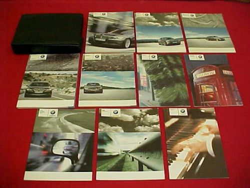 2006 original bmw 325i 330i 325 330 i owners manual service guide book 06 + case