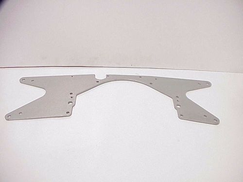 Silver aluminum 3&#034; offset chevy midplate imca ump wissota ratrod gasser l@@k mp2