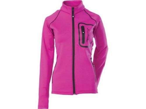 Divas performance fleece jacket, size large, orchid