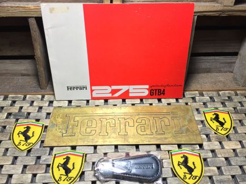 Ferrari 275 gtb4 spare parts supplement stored 4 decades) 17/67 *rare +bonus oem