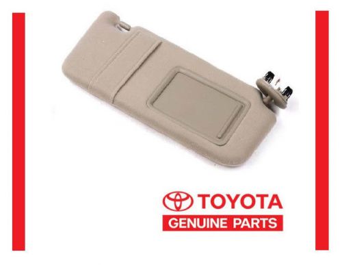 2007 2008 2009 2010 2011 toyota camry tan sun visor right passenge w/o sunroof