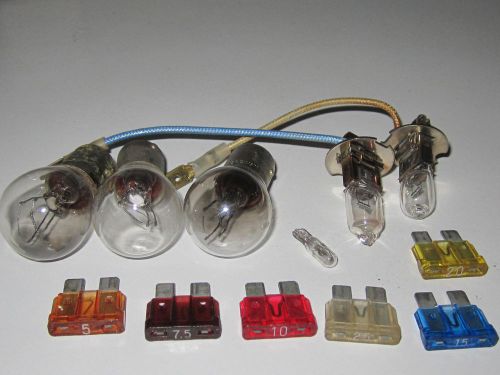 12x pieces, fuses/globes to suit many models