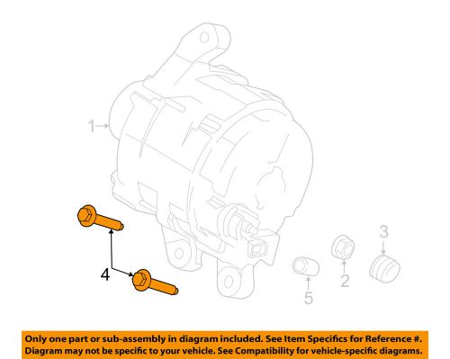 Ford oem-alternator mount bolt w715399s442