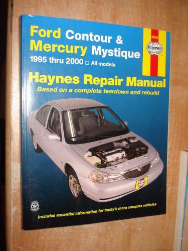 1995-2000 ford contour mercury mystique shop manual service book haynes repair