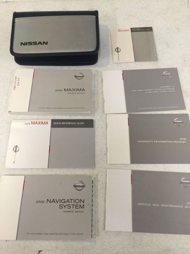 2009 nissan maxima owners manual with navigation