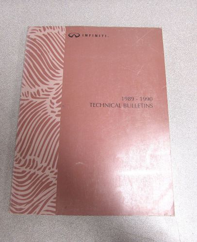 1989 1990 infiniti technical service bulletins repair manual