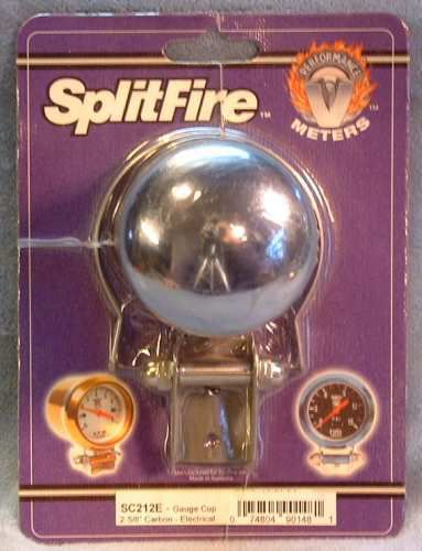 Splitfire 2-5/8 inch electrical gauge cup carbon sc212e